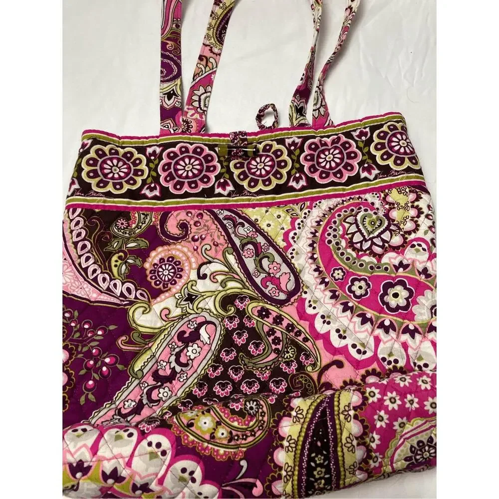 Vera‎ Bradley Villager Tote in Very Berry